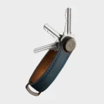 Orbitkey Key Organizer Crazy Horse Navy Blue with Keys | One Horizon