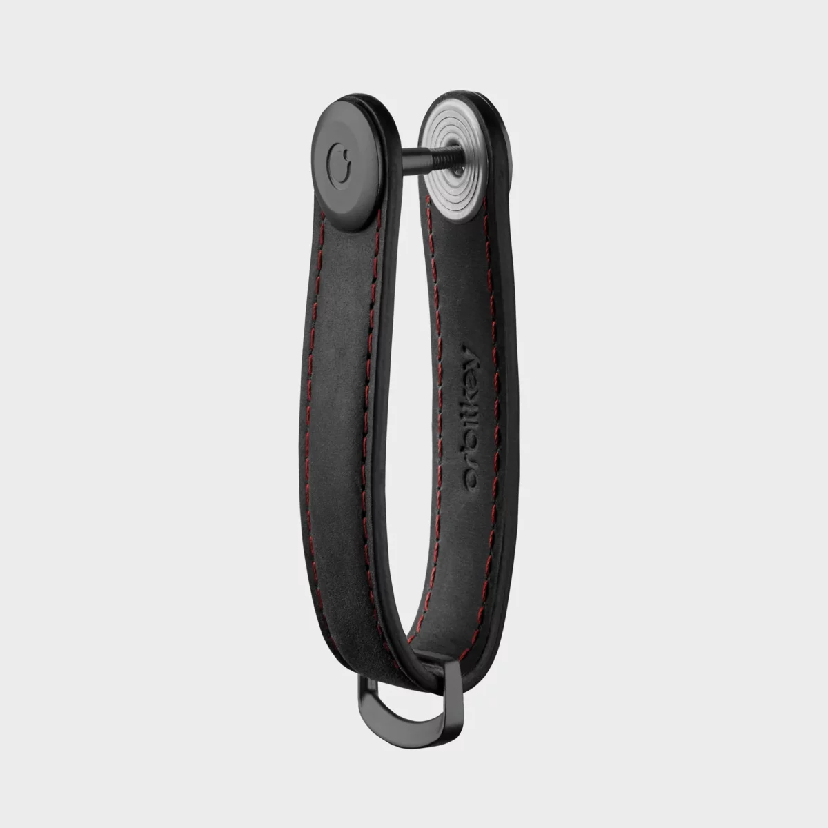 Orbitkey Key Organizer Crazy Horse Obsidian Black, Detail View 3 | One Horizon