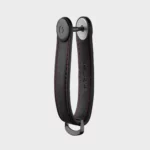 Orbitkey Key Organizer Crazy Horse Obsidian Black, Detail View 3 | One Horizon
