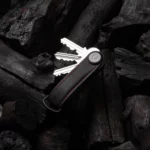 Orbitkey Key Organizer Crazy Horse Obsidian Black, Detail View 4 | One Horizon