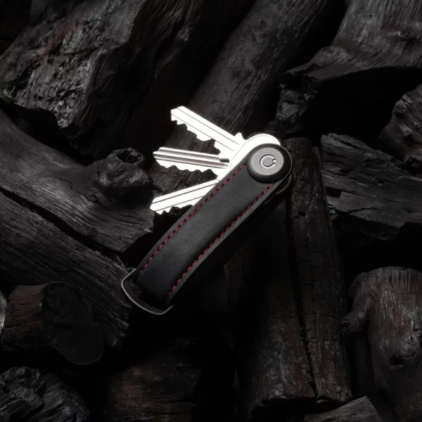 Orbitkey Key Organiser Crazy-Horse Obsidianschwarz, Detailansicht 4 | One Horizon