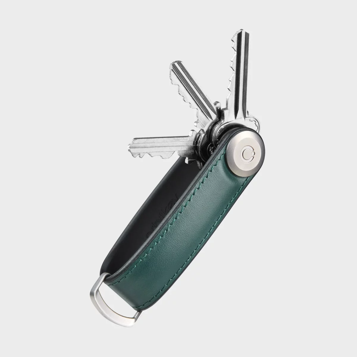 Orbitkey Key Organizer Hybrid Leather Pine Green