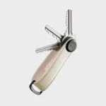 Orbitkey Leather Key Organizer in Sand with Keys | One Horizon