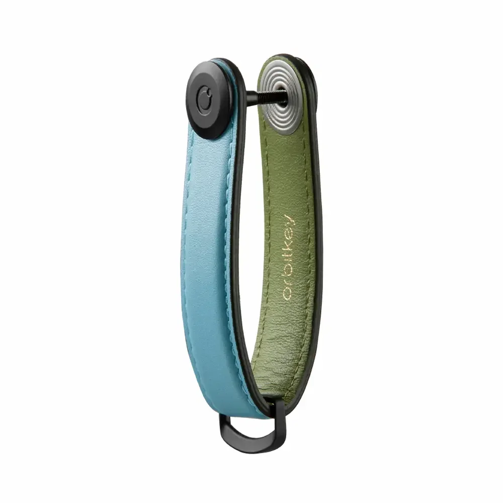 Orbitkey Key Organiser Limited Edition Leder Hellblau, Detailansicht 2 | One Horizon