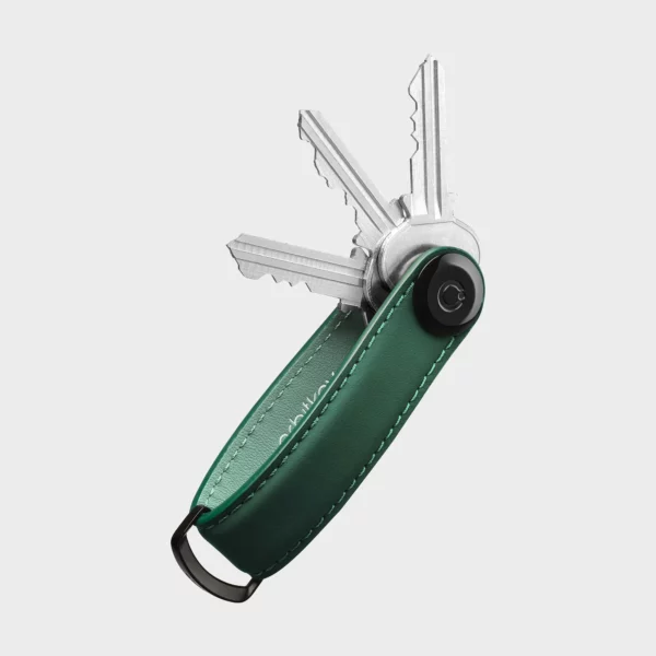Organisateur de clés Orbitkey en cuir mat - Forêt matte