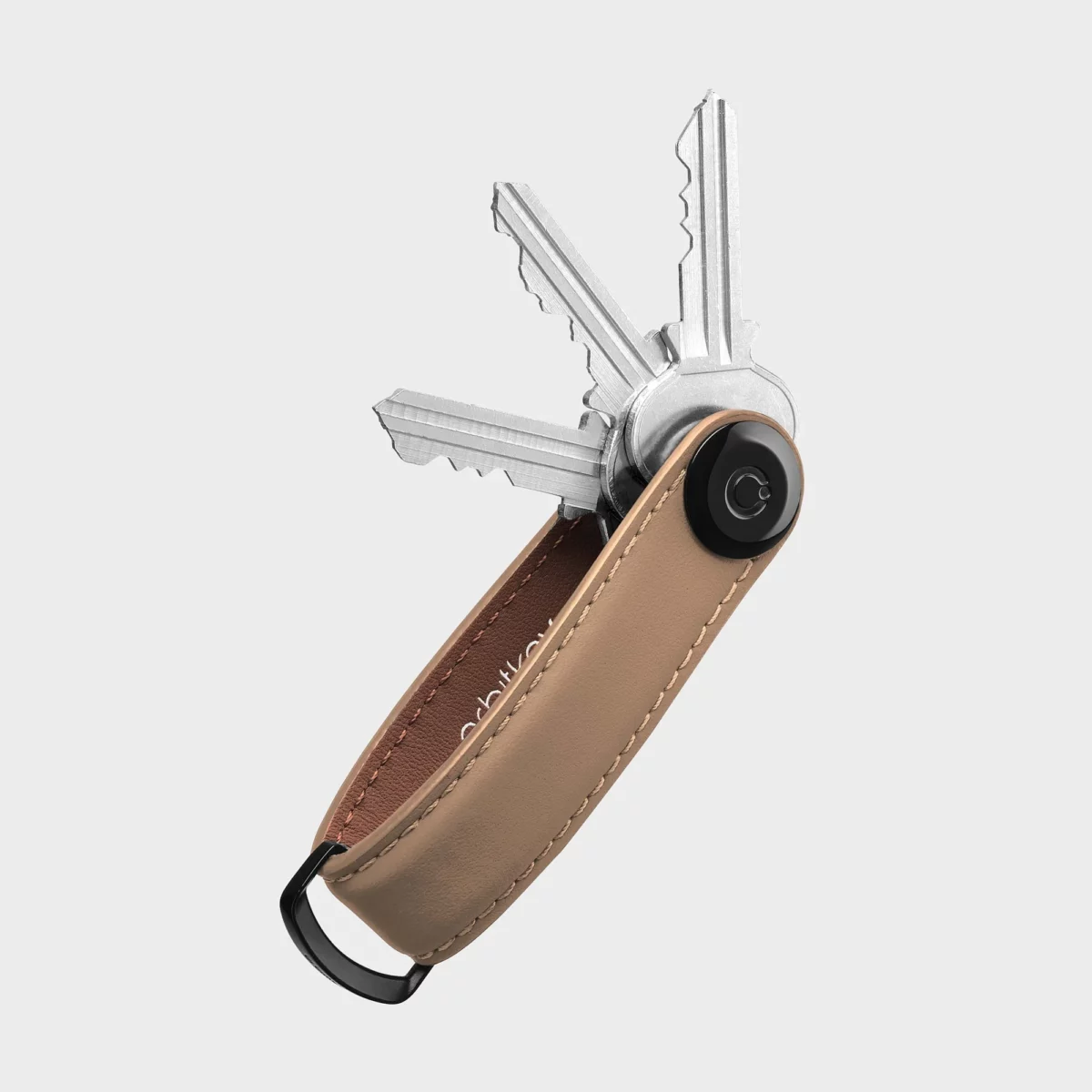 Organisateur de clés Orbitkey en cuir mat Matte Mocha