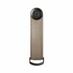 Orbitkey Key Organizer, Pebbled Leather, Ecru, Detail View 3 | One Horizon