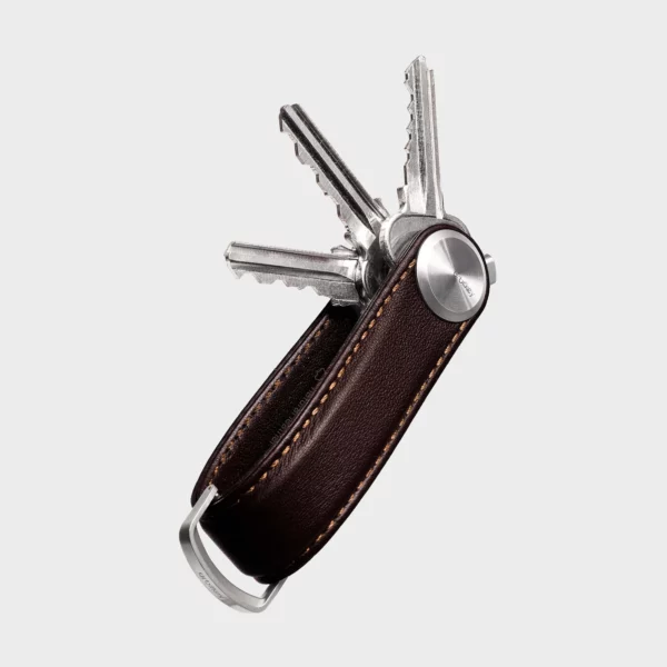 Orbitkey Orbitkey Key Organiser Pro Leather Mahagoni | One Horizon
