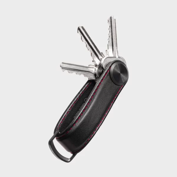 Orbitkey Orbitkey Key Organiser Pro Leather Obsidian | One Horizon