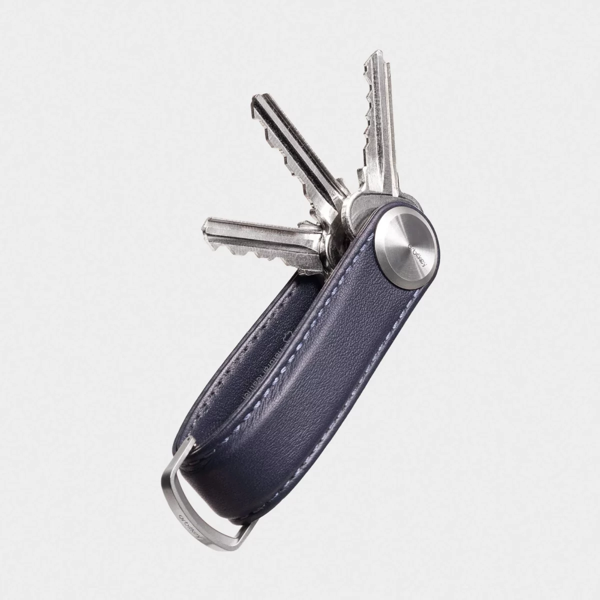 Organisateur de clés Orbitkey Pro en cuir Saphir