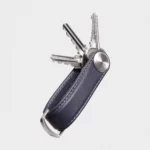 Organisateur de clés Orbitkey Pro en cuir Saphir