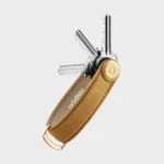 Porte-clés Orbitkey en toile cirée « Golden Sand » avec clés | One Horizon