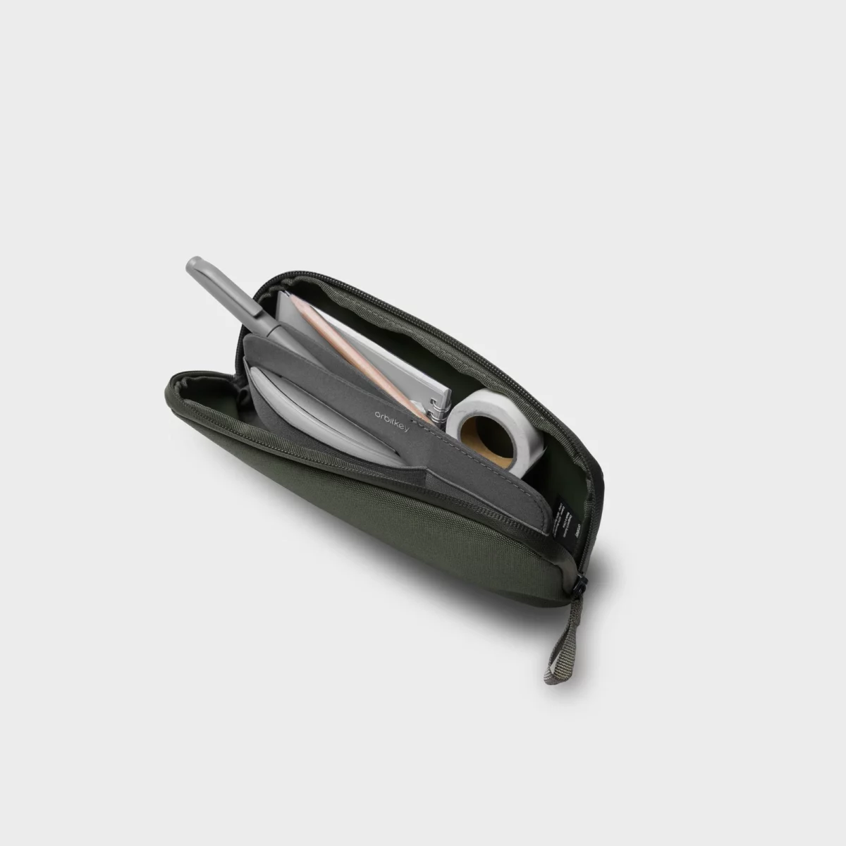 Orbitkey Orbitkey Pencil Case Olive, Detailansicht 3 | One Horizon