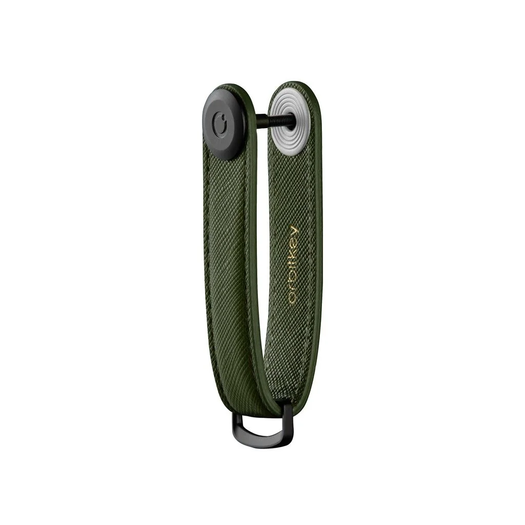 Orbitkey Orbitkey Schlüsselorganisator Saffiano Olive, Detailansicht 2 | One Horizon