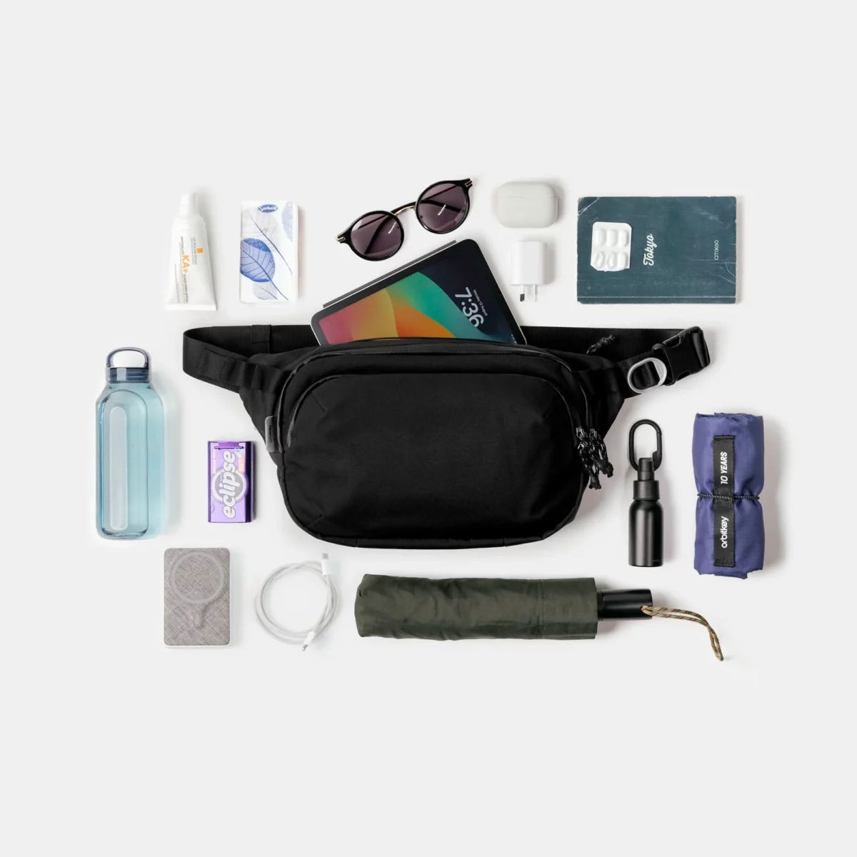 Orbitkey Orbitkey Urban Sling Plus Schwarz, Detailansicht 6 | One Horizon
