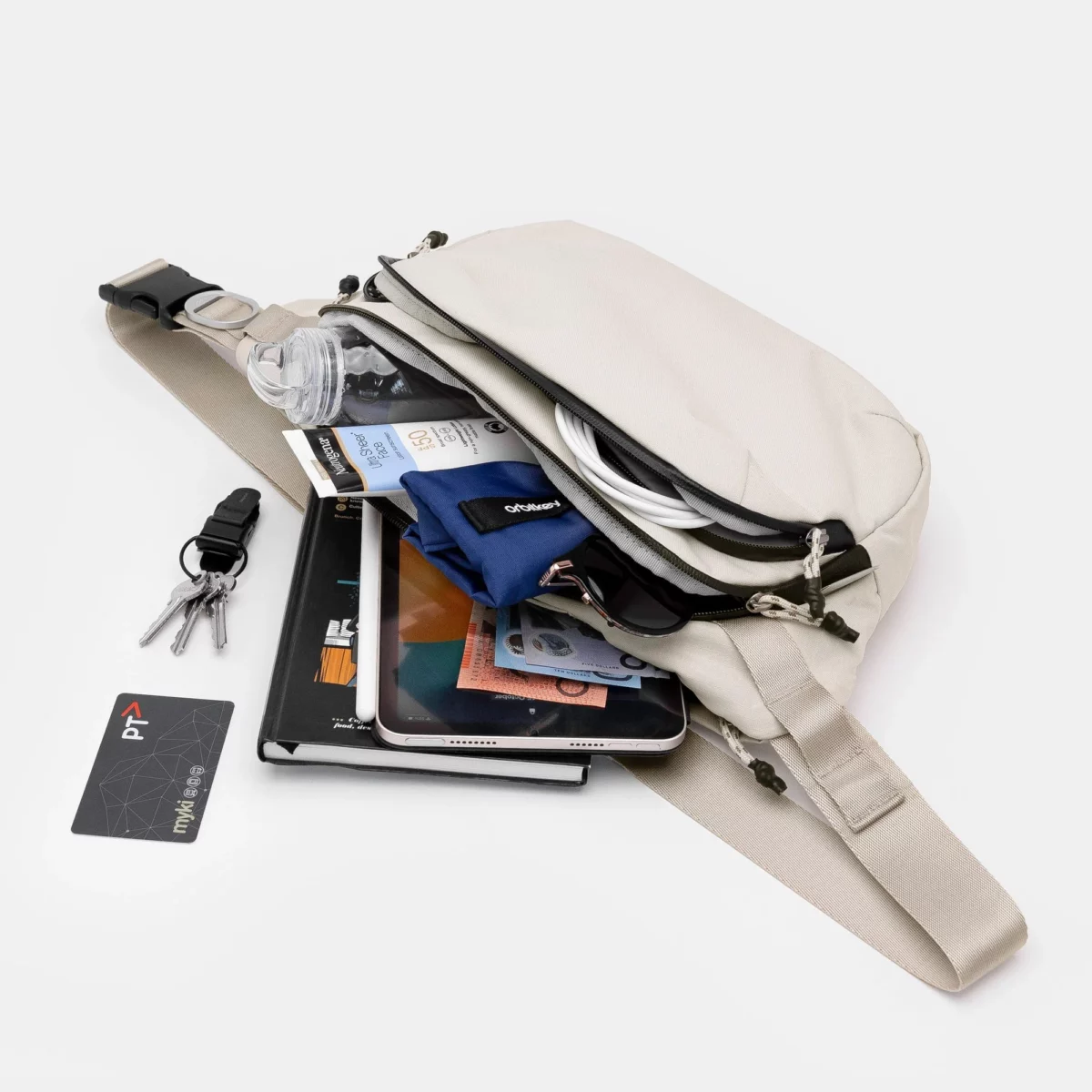 Orbitkey Orbitkey Urban Sling Plus Stone, Detailansicht 5 | One Horizon
