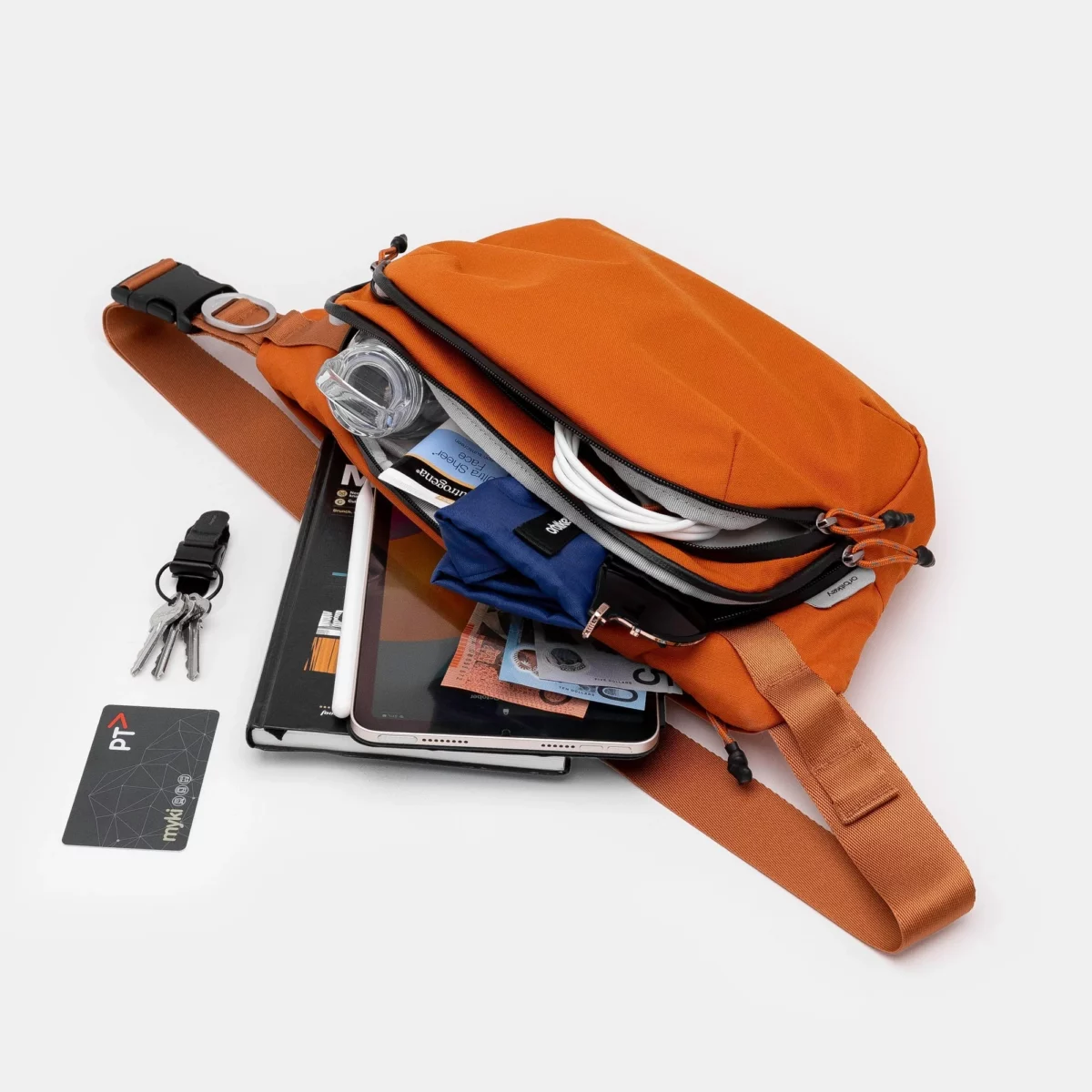 Orbitkey Orbitkey Urban Sling Plus Terracotta, Detailansicht 5 | One Horizon