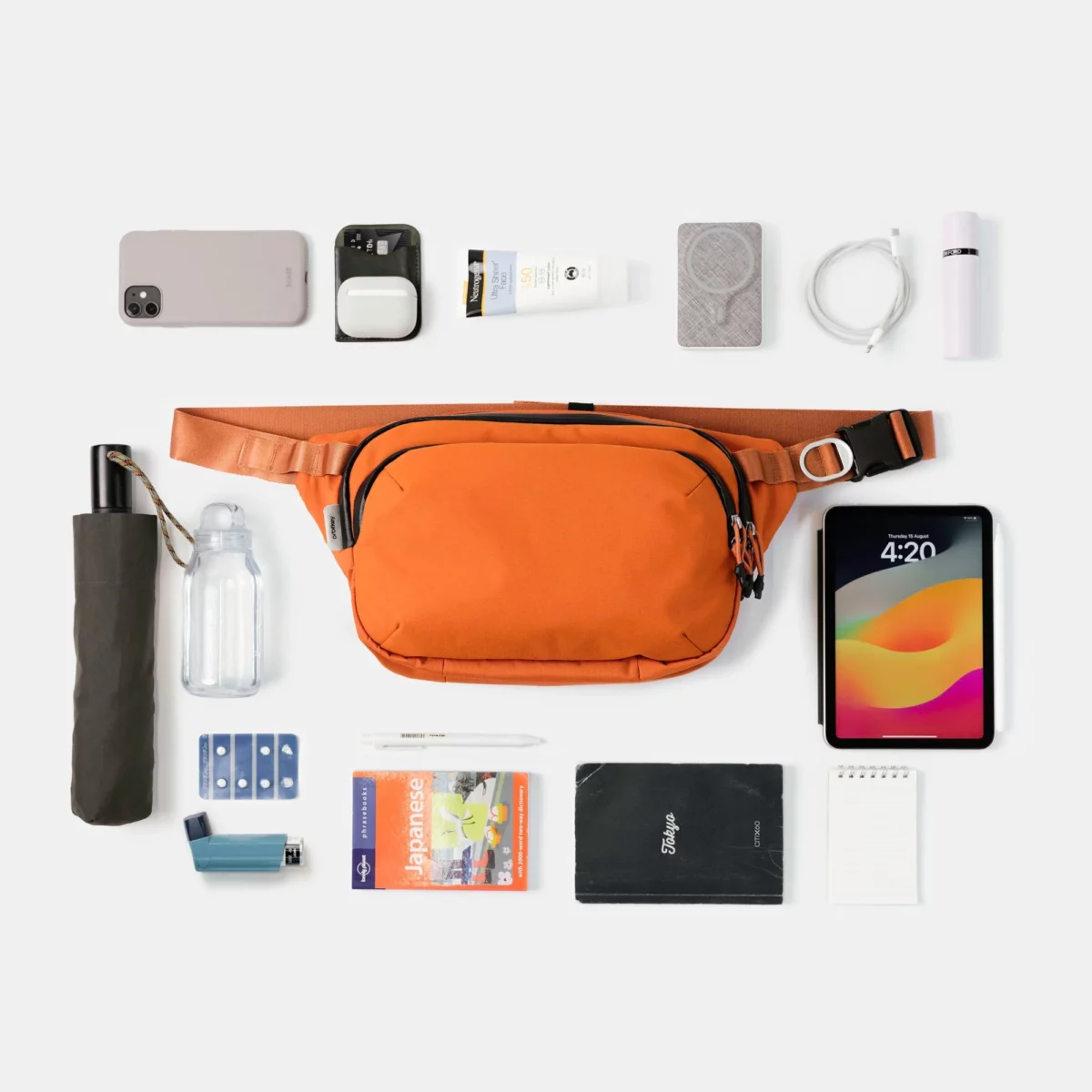 Orbitkey Orbitkey Urban Sling Plus Terracotta, Detailansicht 6 | One Horizon