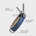 Orbitkey Key Organizer, Waxed Canvas