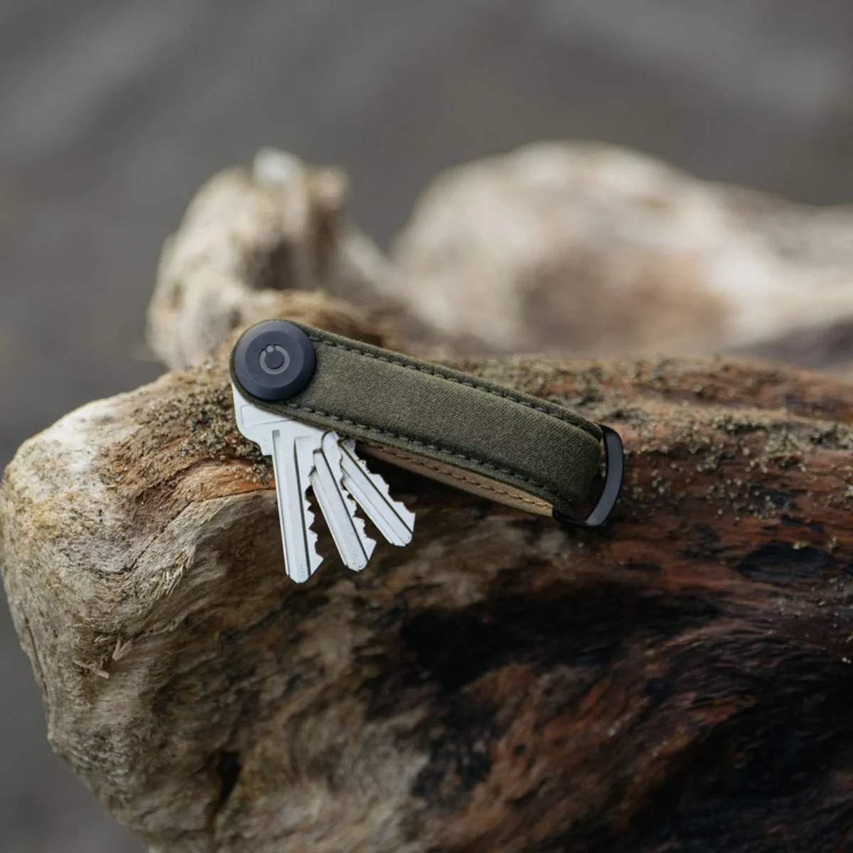 Orbitkey Key Organizer, Waxed Canvas