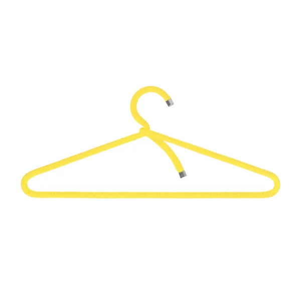 Lot de 3 cintres « Rope Hanger » - Jaune