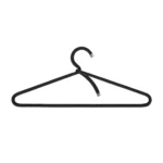 Rope Hanger Set of 3 Black