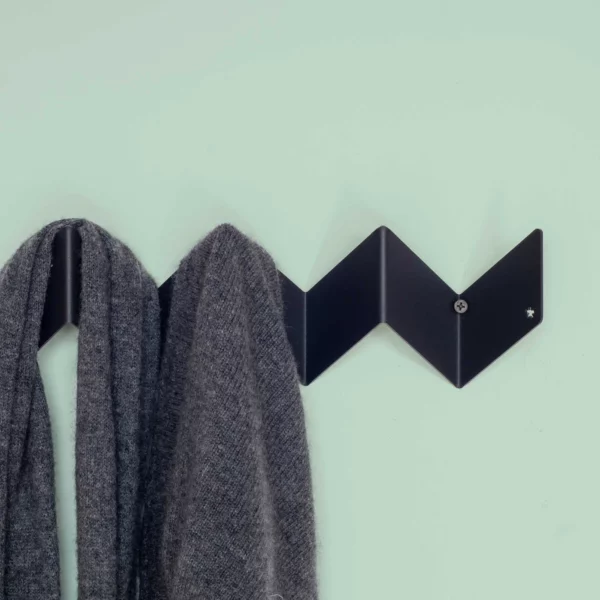 ZIGZAG Wandgarderobe - Graphit