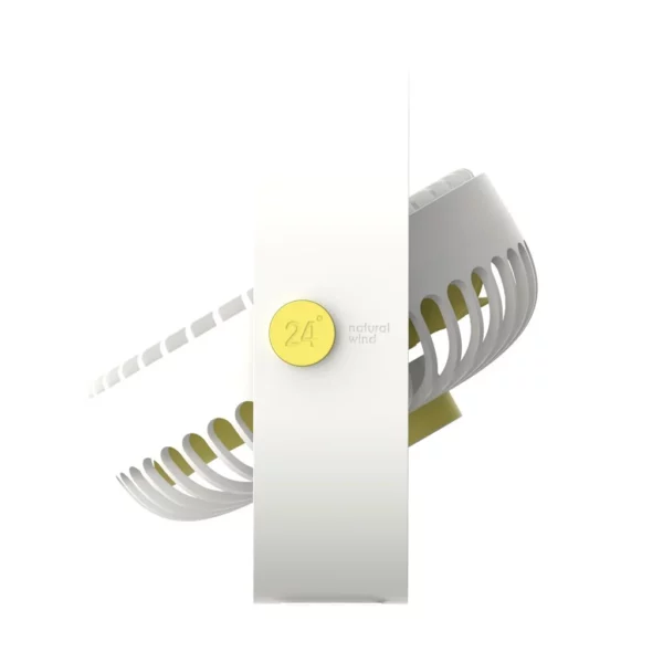 Mini ventilateur de bureau Qushini jaune | One Horizon