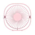 Mini ventilateur de bureau Qushini rose | One Horizon