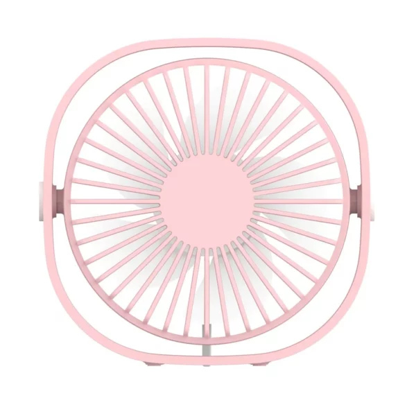 Mini ventilateur de bureau Qushini rose | One Horizon