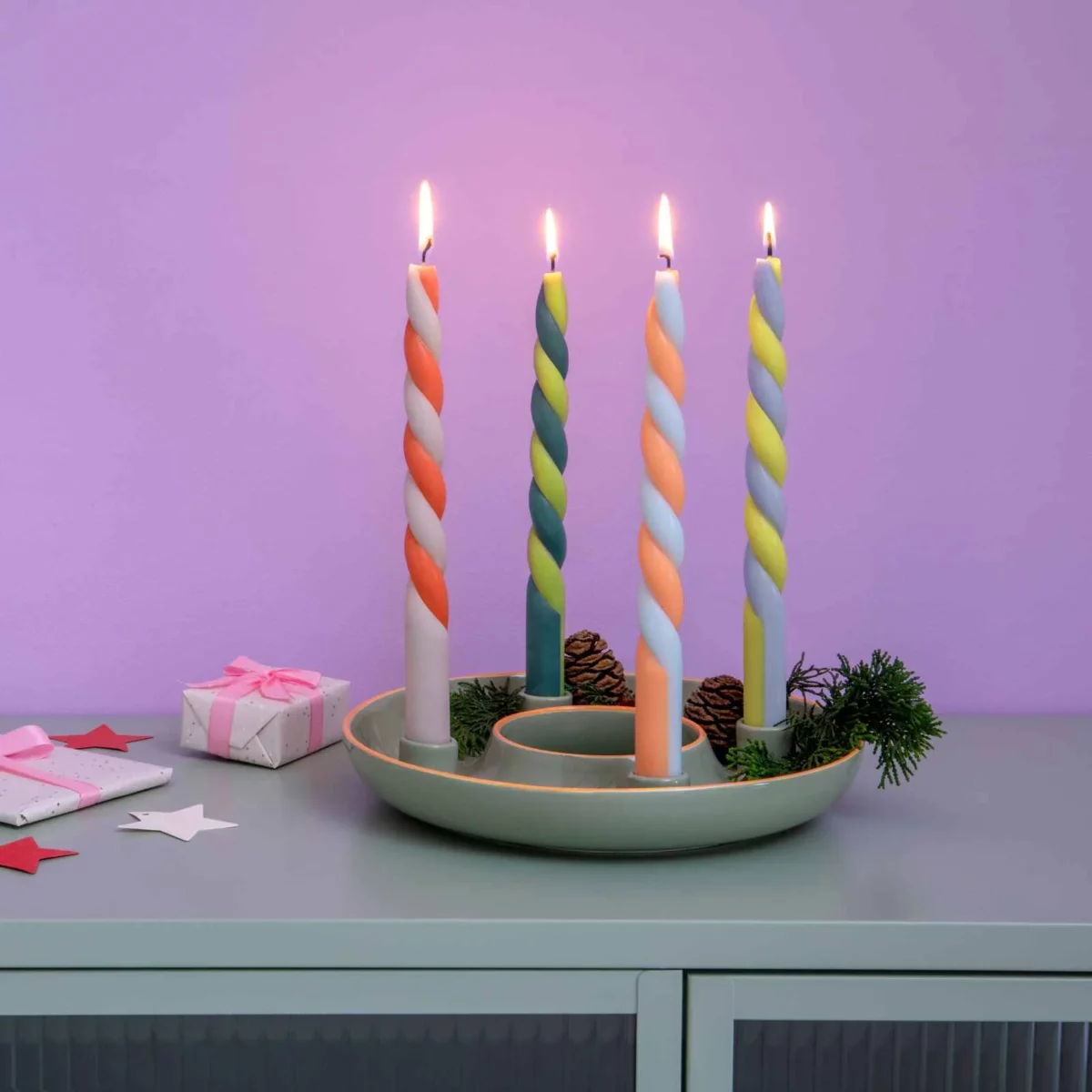 Remember the Lucia Advent Wreath Bowl, Detail View 8 | One Horizon