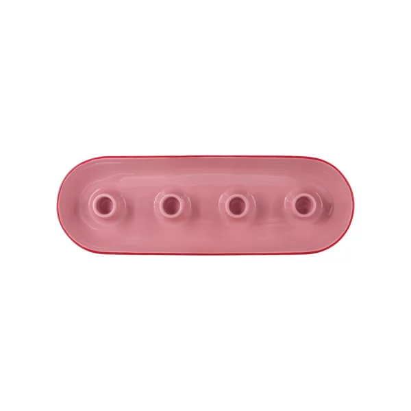 Remember Lucia Oval Pink Advent Wreath Bowl, Detail View 2 | One Horizon