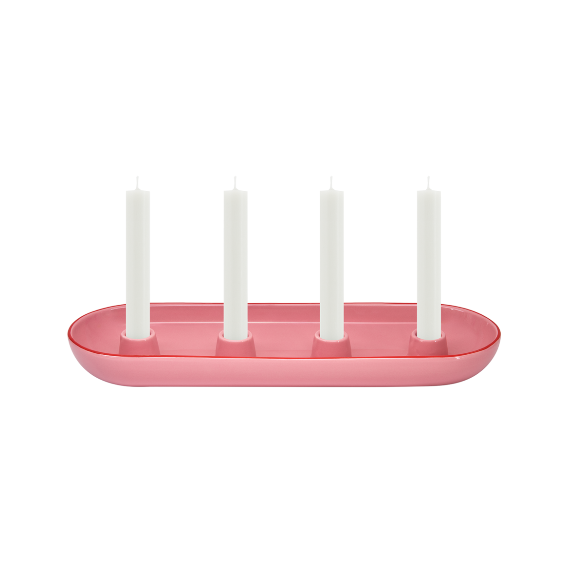 Remember Adventskranzschale Lucia oval Rosa | One Horizon