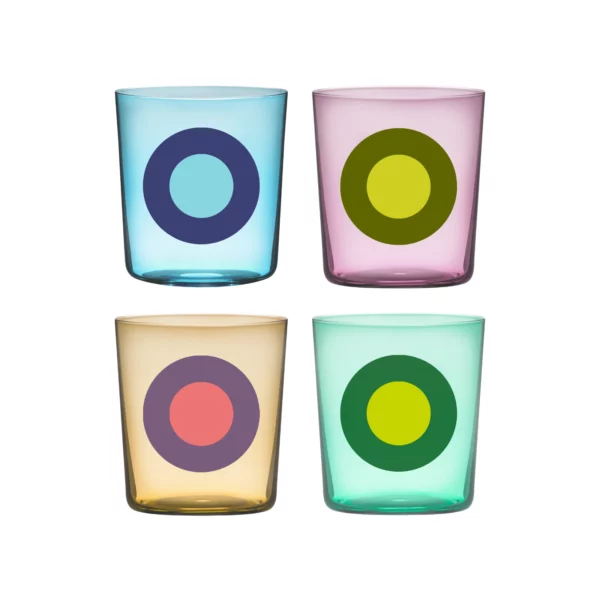 Gläser Dots 4er-Set - Nr. 2