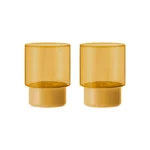 Remember Jill Glasses, Set of 2, Yellow | One Horizon