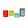 Remember Glasblock-Kerzenhalter Vela 4er Set | One Horizon
