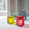 Remember Glasblock-Kerzenhalter Vela 4er Set, Detailansicht 3 | One Horizon