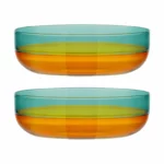Remember Glass Bowls, Set of 2, Amber, Detail View 3 | One Horizon