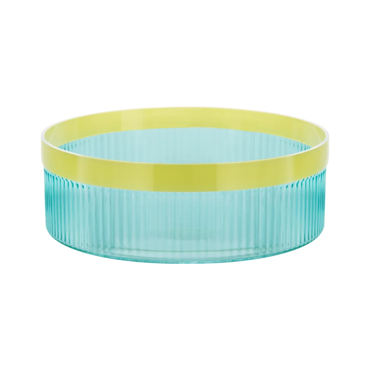 Remember Glasschale Groove Blue L | One Horizon