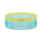 Remember Glasschale Groove Blue L | One Horizon