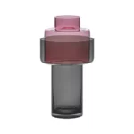 Aura glass vase Purple