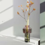 Aura glass vase