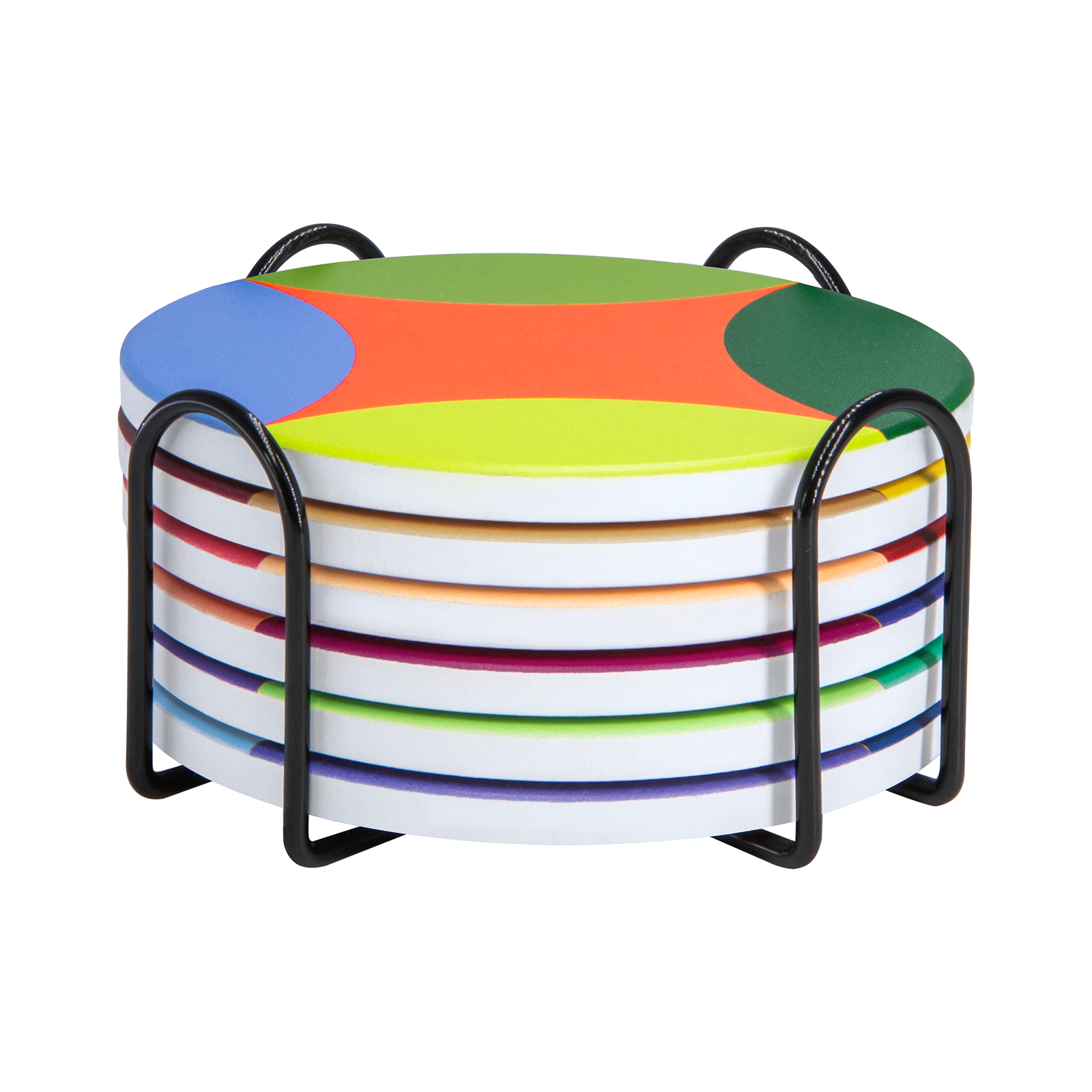 Keramik-Untersetzer Rosetta 6er-Set