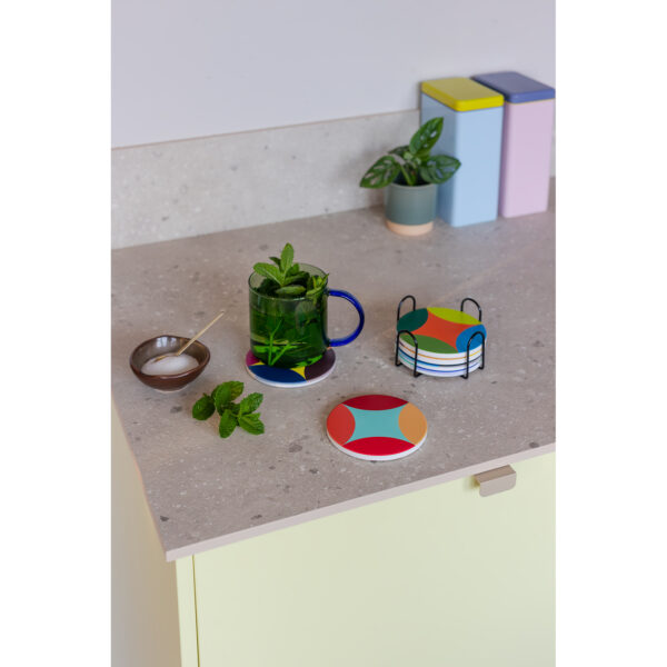 Remember Rosetta Ceramic Coasters, Set of 6 | One Horizon