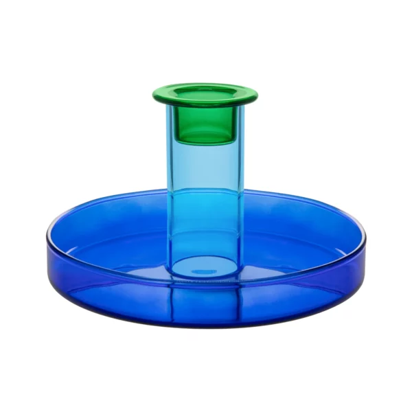 Lucy candlestick - Blue