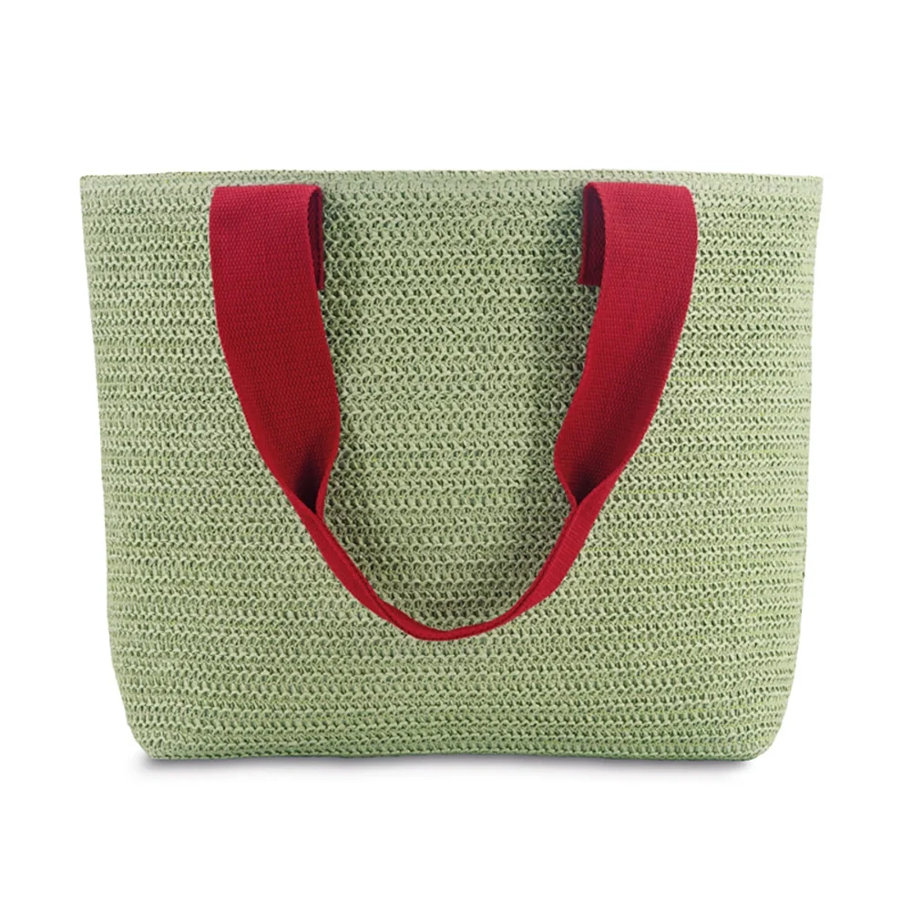 Sac en osier Vert citron