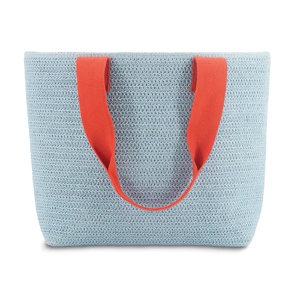 Sac en osier - Bleu pâle