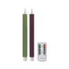 Lot de 2 bougies cylindriques à LED « Remember » Ruka, vue détaillée n° 4 | One Horizon