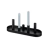 Remember Magnetischer Kerzenhalter Luna 6er-Set oval Schwarz, Detailansicht 3 | One Horizon