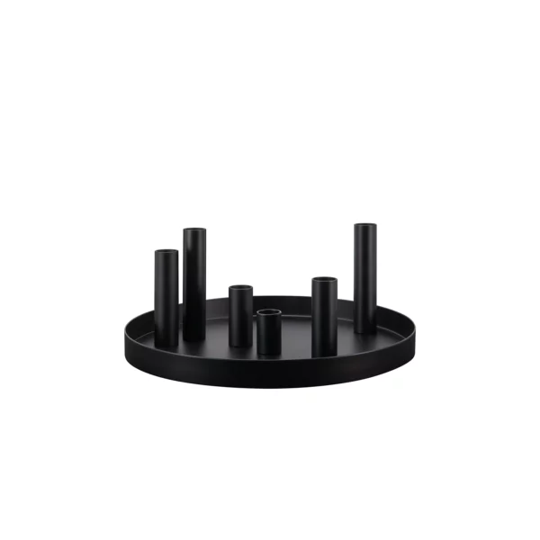 Luna Magnetic Candle Holder, Set of 7, Black
